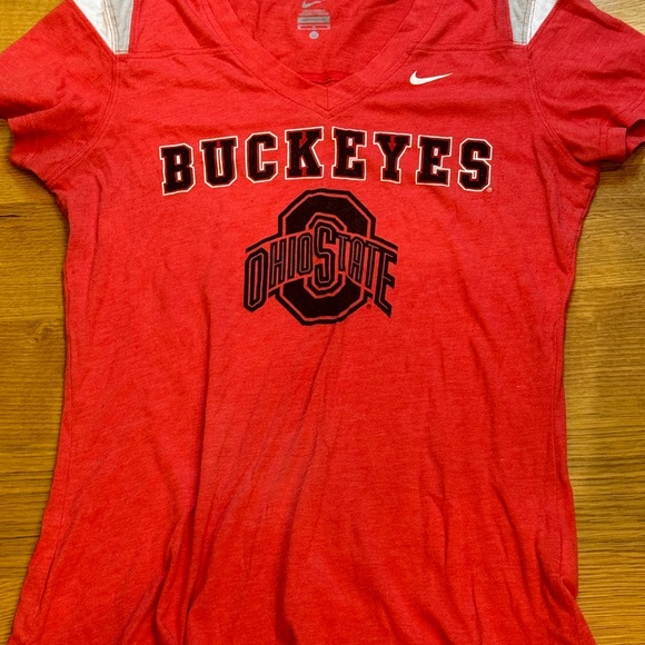 Nike Tops - Nike Women's Scarlet Buckeyes Jersey Top Size M